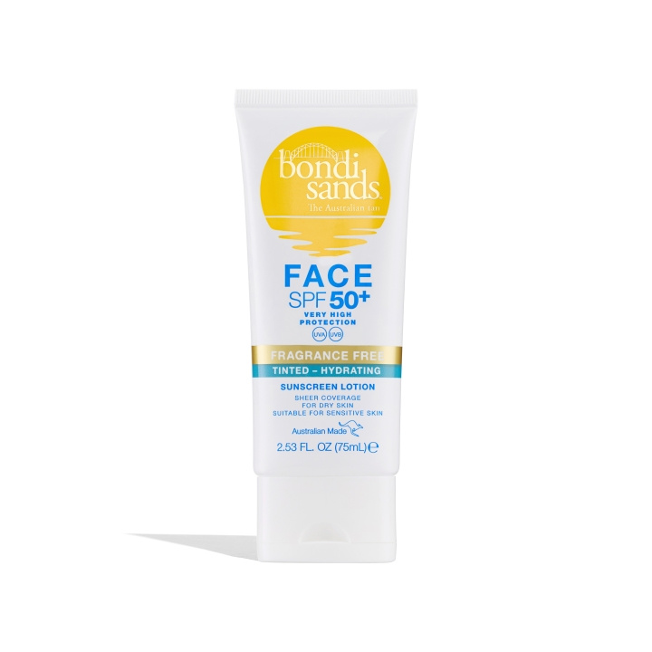 Bondi Sands SPF 50 + Fragrance Free Tinted Face Lotion (Hydrating) 75 ml in the group BEAUTY & HEALTH / Skin care / Tanning / Sunscreen at TP E-commerce Nordic AB (C83719)