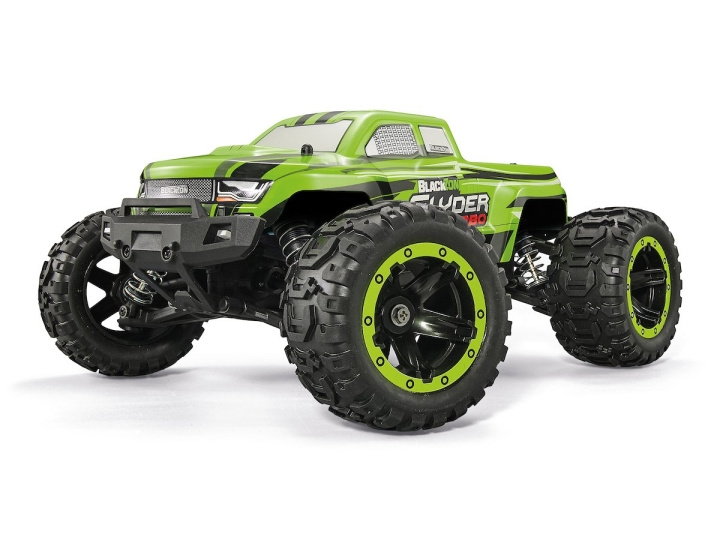 Blackzon Slyder MT Turbo 1/16 4WD 2S Brushless - Green (540200) in the group TOYS, KIDS & BABY PRODUCTS / Radio controlled / RC cars at TP E-commerce Nordic AB (C83724)