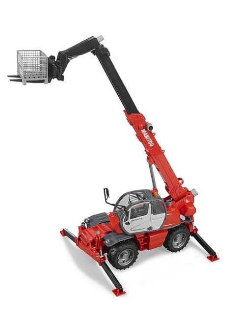 Bruder Manitou Telescop forklift (02129) in the group TOYS, KIDS & BABY PRODUCTS / Toys / Toy cars at TP E-commerce Nordic AB (C83790)