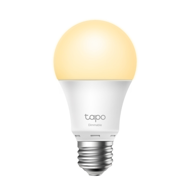 TP-Link Tapo Smart Wi-Fi Light Bulb, Dimmable, White, E27 (2700K) /Tapo L510E v1 in the group HOME ELECTRONICS / Lighting / LED lamps at TP E-commerce Nordic AB (C83802)