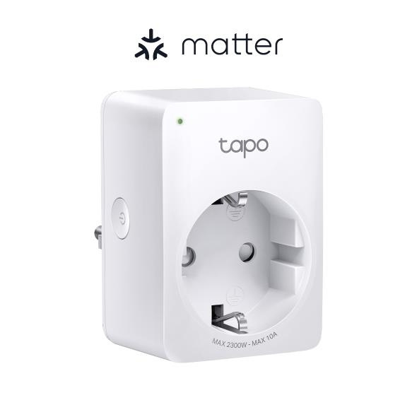 TP-Link Tapo Mini Smart Wi-Fi Socket, Matter /Tapo P100M in the group HOME, HOUSEHOLD & GARDEN / Smart home / Smart home systems at TP E-commerce Nordic AB (C83810)