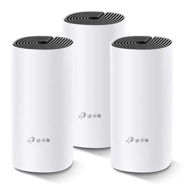 TP-Link Deco M4 (3-pack) AC1200 Whole-Home Mesh Wi-Fi System v2 in the group COMPUTERS & PERIPHERALS / Network / WiFi Extenders at TP E-commerce Nordic AB (C83821)