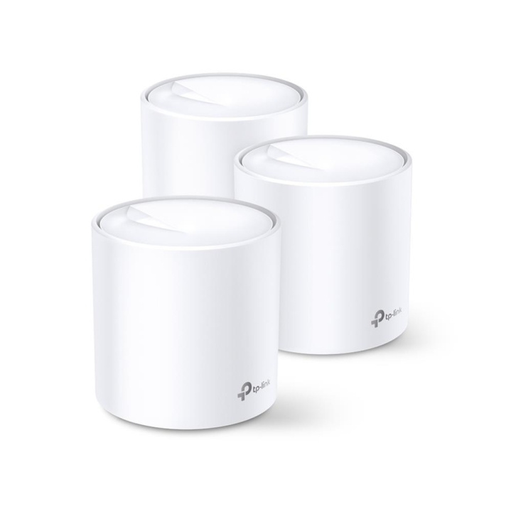 TP-Link Deco X60 (3-pack) Wi-Fi 6 AX Whole-Home Mesh Wi-Fi System in the group COMPUTERS & PERIPHERALS / Network / WiFi Extenders at TP E-commerce Nordic AB (C83826)