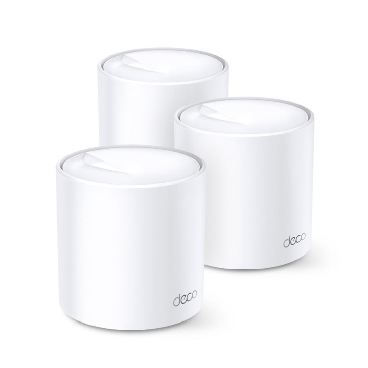 TP-Link Deco X20 (3-pack) Wi-Fi 6 AX1800 Whole-Home Mesh Wi-Fi System in the group COMPUTERS & PERIPHERALS / Network / WiFi Extenders at TP E-commerce Nordic AB (C83838)