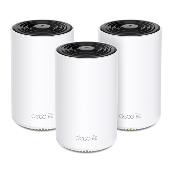 TP-Link Deco XE75 (3-pack) Wi-Fi 6E AXE5400 Whole-Home Mesh Wi-Fi System in the group COMPUTERS & PERIPHERALS / Network / WiFi Extenders at TP E-commerce Nordic AB (C83860)