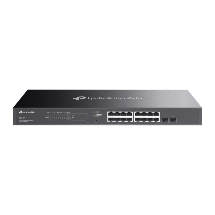 TP-Link JetStream 18-Port Gigabit Smart Switch with 16-Port PoE+ in the group COMPUTERS & PERIPHERALS / Network / Switches at TP E-commerce Nordic AB (C83886)