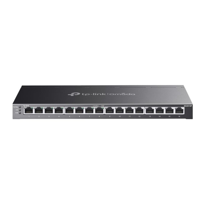 TP-Link JetStream 16-Port Gigabit Smart Switch with 8-Port PoE+ in the group COMPUTERS & PERIPHERALS / Computer cables / Switches at TP E-commerce Nordic AB (C83891)