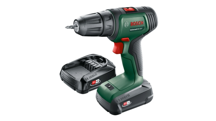 Bosch CORDLESS DRILL / SCREWDRIVER WITH TWO GEARS Universal Drill 18V in the group HOME, HOUSEHOLD & GARDEN / Tools / Drills at TP E-commerce Nordic AB (C84040)