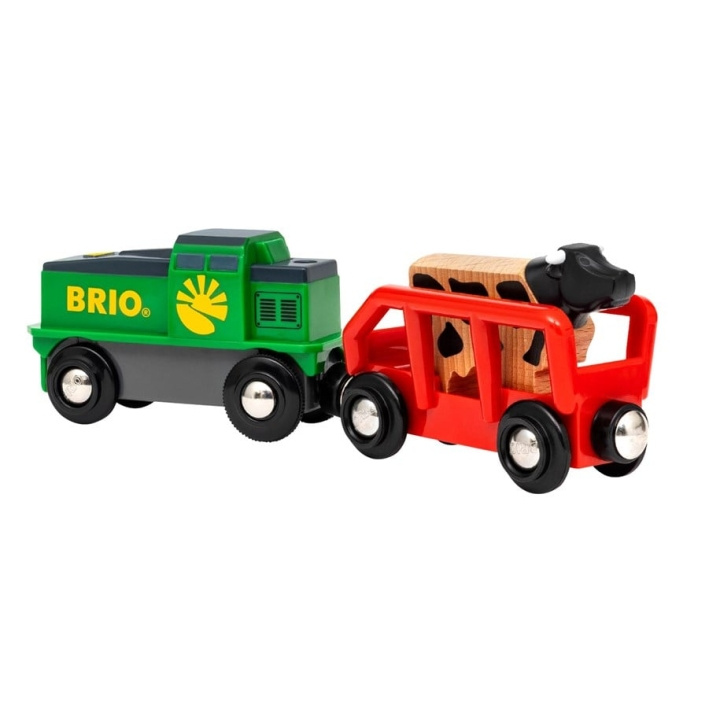 BRIO Farm Battery Train - (3618) in the group TOYS, KIDS & BABY PRODUCTS / Toys / Building toys / Brio train tracks at TP E-commerce Nordic AB (C84074)