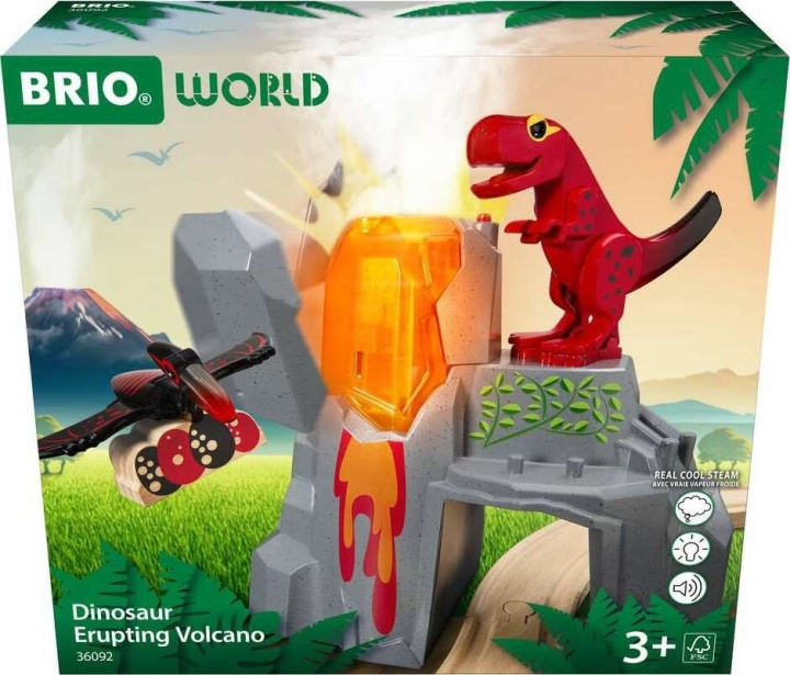 BRIO Active volcano with dinosaurs - (36092) in the group TOYS, KIDS & BABY PRODUCTS / Toys / Building toys / Brio train tracks at TP E-commerce Nordic AB (C84121)