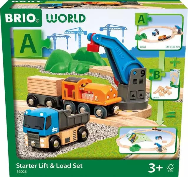 BRIO Lift & Read Starter Set (36028) in the group TOYS, KIDS & BABY PRODUCTS / Toys / Building toys / Brio train tracks at TP E-commerce Nordic AB (C84122)