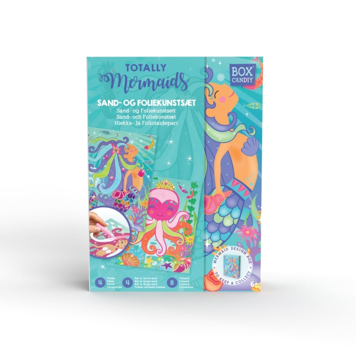 BOX CANDIY Sand and Foil Art - Totally Mermaids - (BC-1901) in the group TOYS, KIDS & BABY PRODUCTS / Toys / Crafts at TP E-commerce Nordic AB (C84123)