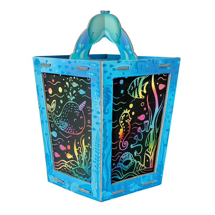 BOX CANDIY Scratch Art Lantern - Totally Twilight Sea - (BC-1924) in the group TOYS, KIDS & BABY PRODUCTS / Toys / Crafts at TP E-commerce Nordic AB (C84131)