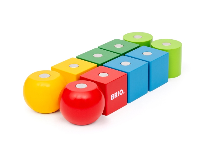 BRIO Magnetic Wooden Blocks - 30435 in the group TOYS, KIDS & BABY PRODUCTS / Toys / Building toys / Toy blocks at TP E-commerce Nordic AB (C84145)