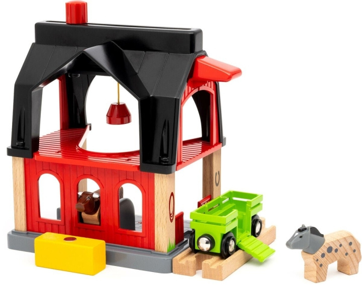 BRIO Animal Barn - (36012) in the group TOYS, KIDS & BABY PRODUCTS / Toys / Building toys / Brio train tracks at TP E-commerce Nordic AB (C84174)