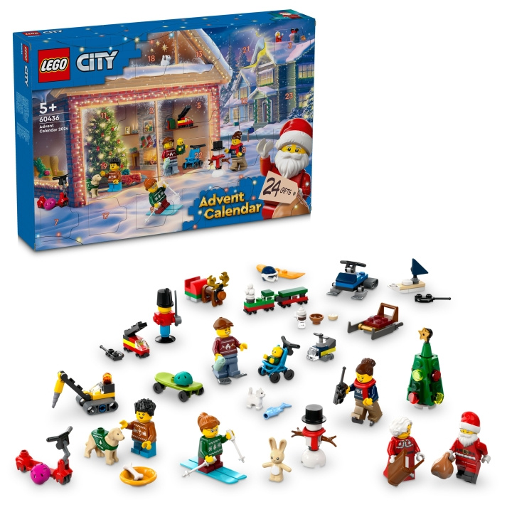 LEGO City - Advent Calendar 2024 (60436) in the group TOYS, KIDS & BABY PRODUCTS / Toys / Advent calendar at TP E-commerce Nordic AB (C84179)