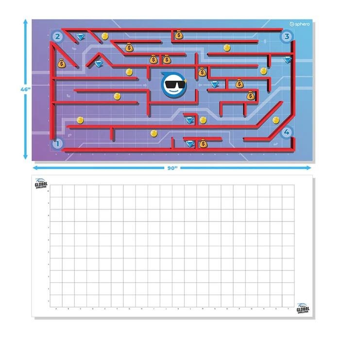 Sphero Maze & Grid Code Mat in the group TOYS, KIDS & BABY PRODUCTS / Toys / Experiment & DIY at TP E-commerce Nordic AB (C84216)