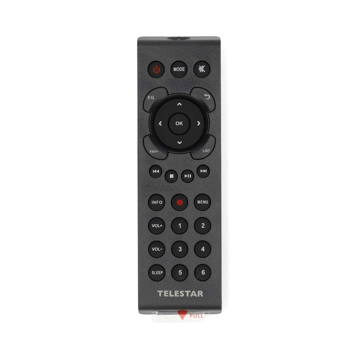 TELESTAR Remote Control DIRA M1/M11i+/M12i/M14i/S2/S20C/S21i+/S24i/S24CD/S32iCDDABMAN i310CD/i560CD Black in the group HOME ELECTRONICS / Audio & Picture / TV & Accessories / Remote controls at TP E-commerce Nordic AB (C84257)