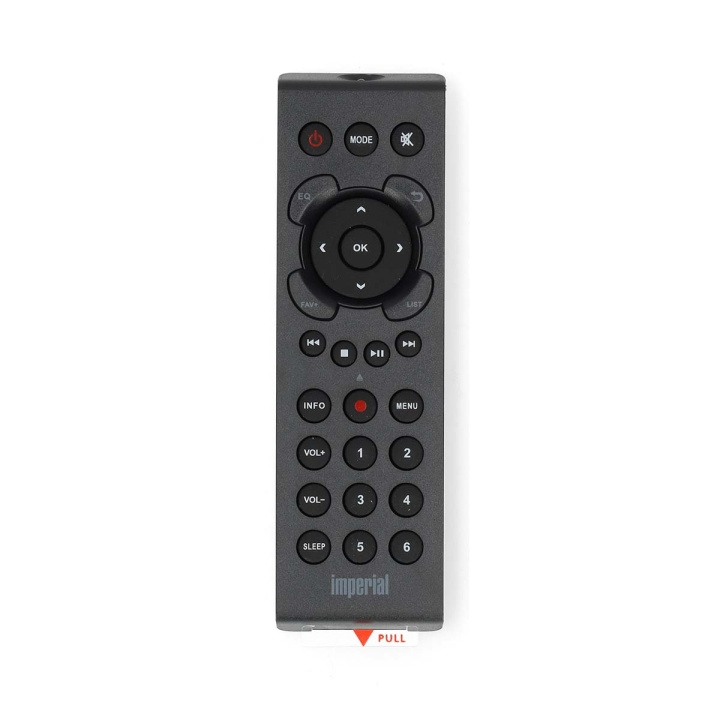 imperial Remote Control DABMAN i160/i170/i310CD/i410BTi510BT/i560CDschwarz with Eject Symbol in the group HOME ELECTRONICS / Audio & Picture / TV & Accessories / Remote controls at TP E-commerce Nordic AB (C84261)