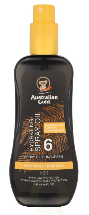 Australian Gold Hydrating Spray Oil Sunscreen SPF6 237 ml in the group BEAUTY & HEALTH / Skin care / Tanning / Sunscreen at TP E-commerce Nordic AB (C84474)