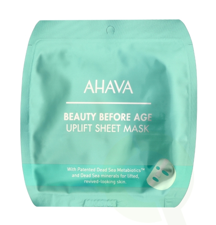 Ahava Beauty Before Age Uplift Sheet Mask 102 g 6x17g in the group BEAUTY & HEALTH / Skin care / Face / Masks at TP E-commerce Nordic AB (C84493)