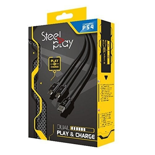 Steelplay Dual Play & Charge Cable in the group HOME ELECTRONICS / Game consoles & Accessories / Sony PlayStation 4 at TP E-commerce Nordic AB (C84565)