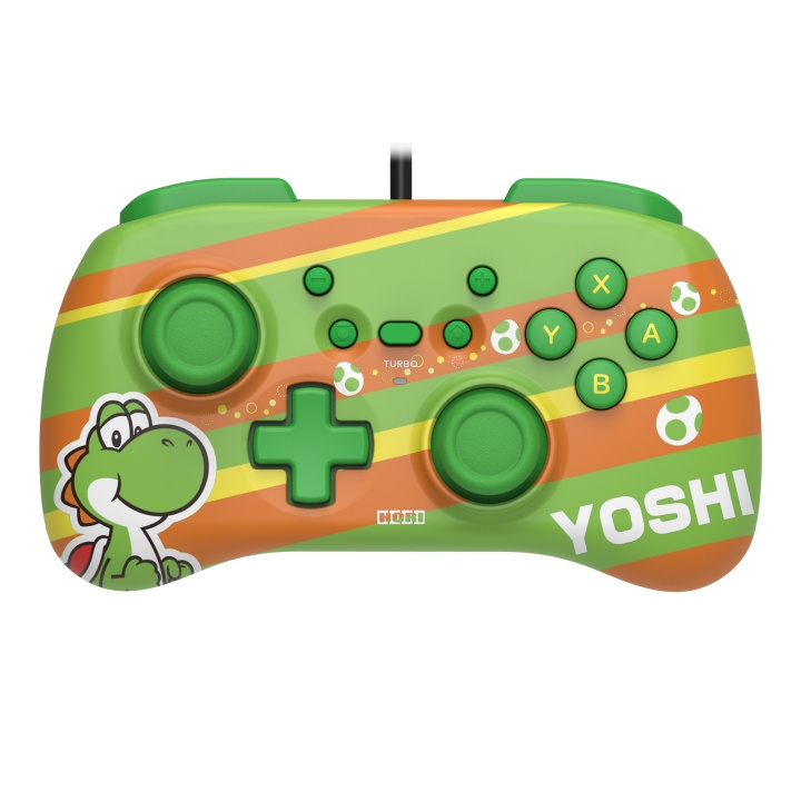 Hori Horipad Mini Super Mario Series Yoshi in the group HOME ELECTRONICS / Game consoles & Accessories / Nintendo Switch / Accessories at TP E-commerce Nordic AB (C84618)