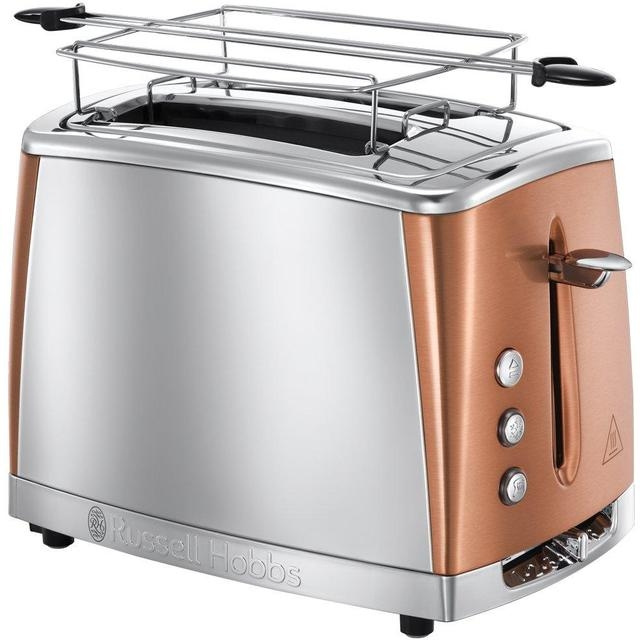 Russell Hobbs Luna Toaster Copper in the group HOME, HOUSEHOLD & GARDEN / Household appliances / Toasters & Bread grills / Toasters at TP E-commerce Nordic AB (C84655)