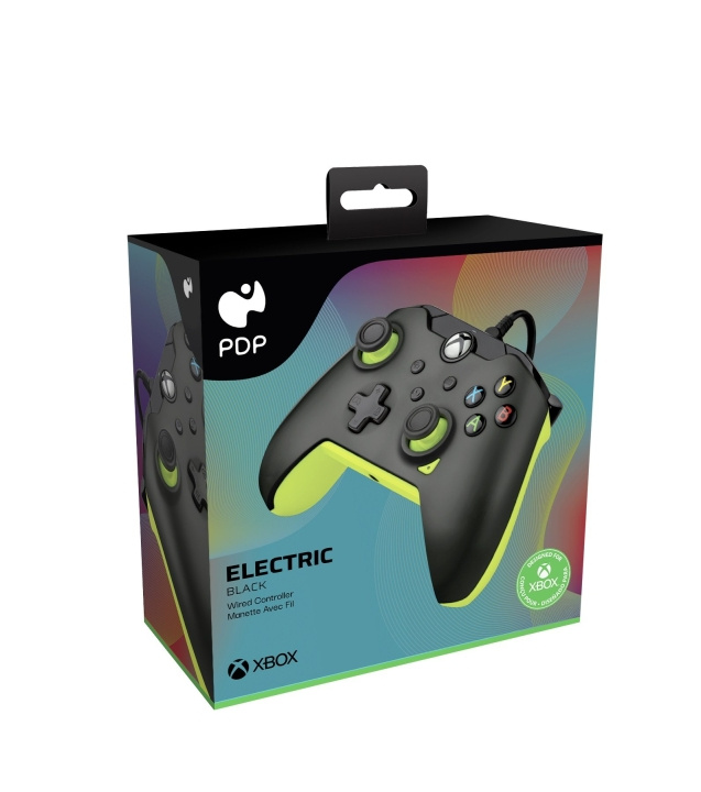 PDP Gaming Wired Controller - Electric Black in the group HOME ELECTRONICS / Game consoles & Accessories / Xbox Series X at TP E-commerce Nordic AB (C84656)