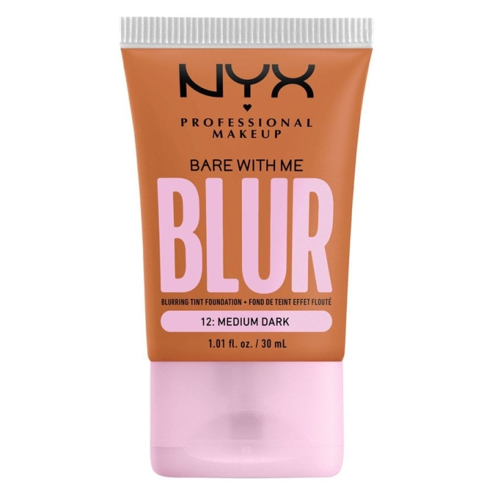 NYX Professional Makeup Bare With Me Blur Tint Foundation 12 Medium Dark in the group BEAUTY & HEALTH / Makeup / Facial makeup / Foundation at TP E-commerce Nordic AB (C84676)