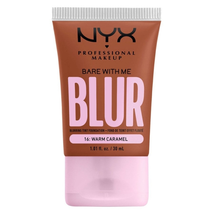 NYX Professional Makeup Bare With Me Blur Tint Foundation 16 Warm Caramel in the group BEAUTY & HEALTH / Makeup / Facial makeup / Foundation at TP E-commerce Nordic AB (C84679)