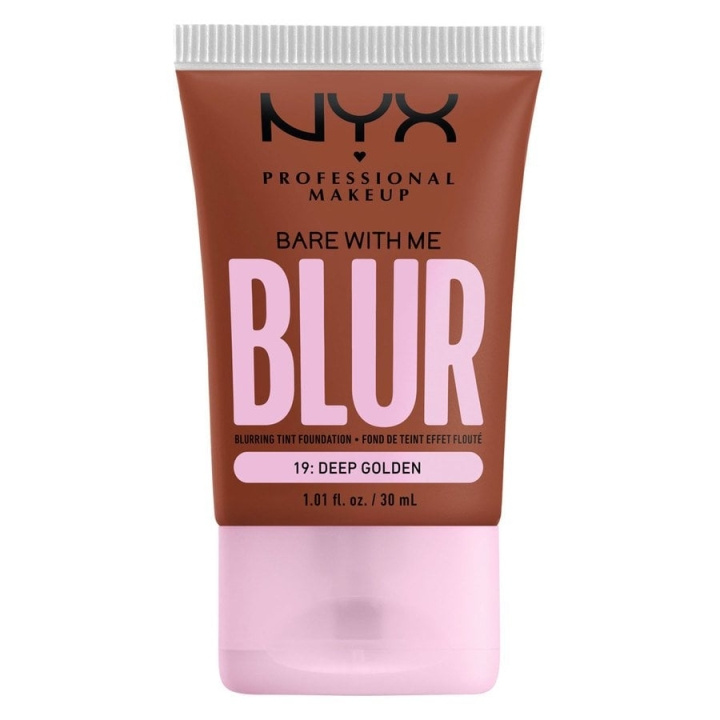 NYX Professional Makeup Bare With Me Blur Tint Foundation 19 Deep Golden in the group BEAUTY & HEALTH / Makeup / Facial makeup / Foundation at TP E-commerce Nordic AB (C84682)