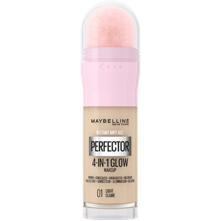 Maybelline Instant Perfector 4-in-1 Glow Makeup 01 Light in the group BEAUTY & HEALTH / Makeup / Facial makeup / Foundation at TP E-commerce Nordic AB (C84691)