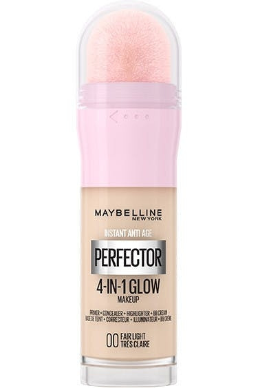 Maybelline Instant Perfector 4-in-1 Glow Makeup 00 Fair Light in the group BEAUTY & HEALTH / Makeup / Facial makeup / Foundation at TP E-commerce Nordic AB (C84694)