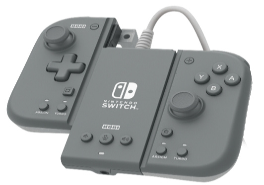 Hori Switch Split Pad Compact Attachment Set (Grey) in the group HOME ELECTRONICS / Game consoles & Accessories / Nintendo Switch / Accessories at TP E-commerce Nordic AB (C84749)