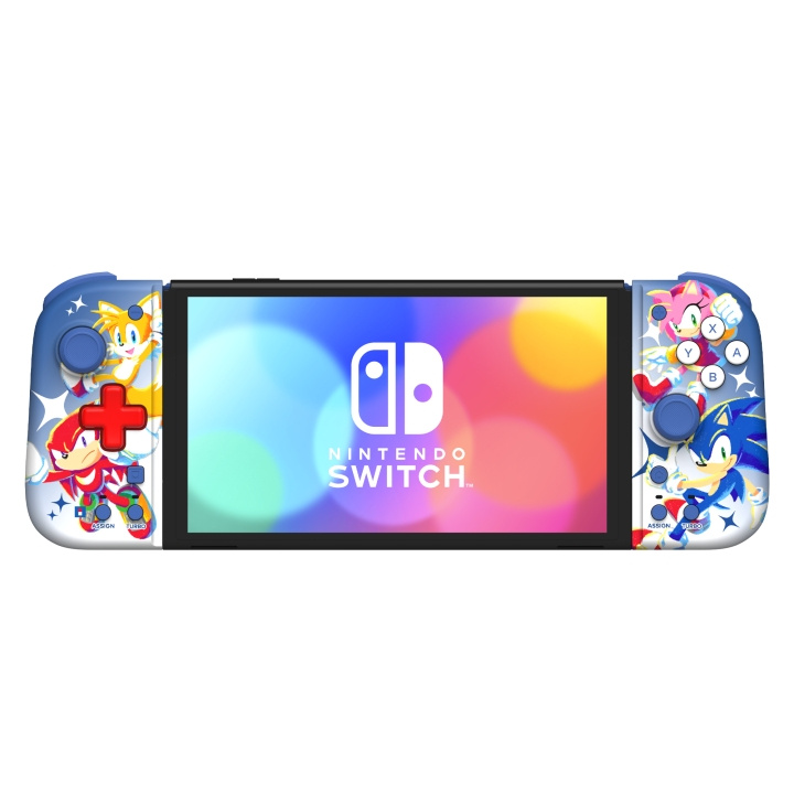 Hori Split Pad Compact (Sonic) for Nintendo Switch™ in the group HOME ELECTRONICS / Game consoles & Accessories / Nintendo Switch / Accessories at TP E-commerce Nordic AB (C84756)