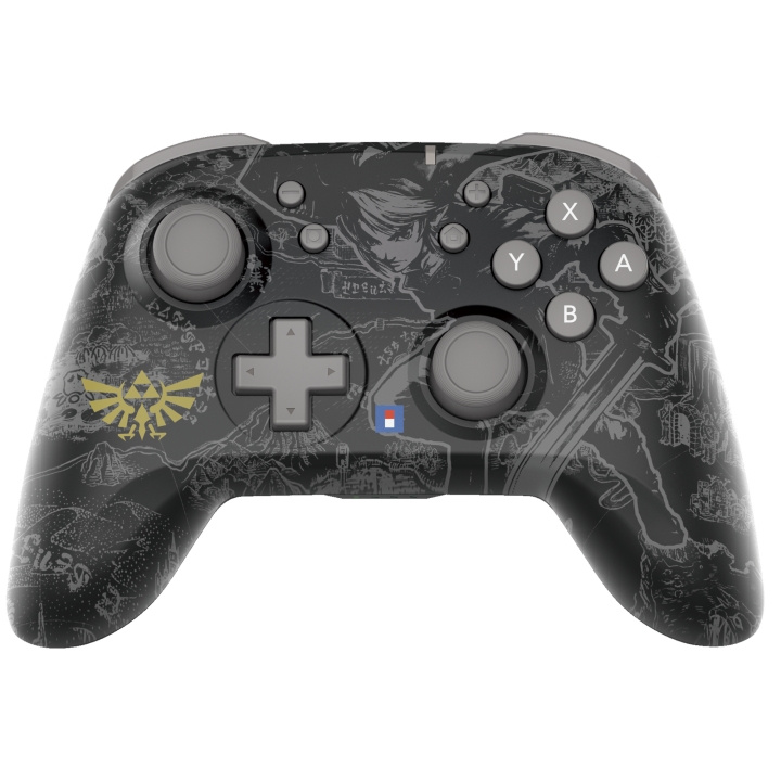 Hori HORIPAD Wireless (Zelda - Black & Grey) in the group HOME ELECTRONICS / Game consoles & Accessories / Nintendo Switch / Accessories at TP E-commerce Nordic AB (C84793)