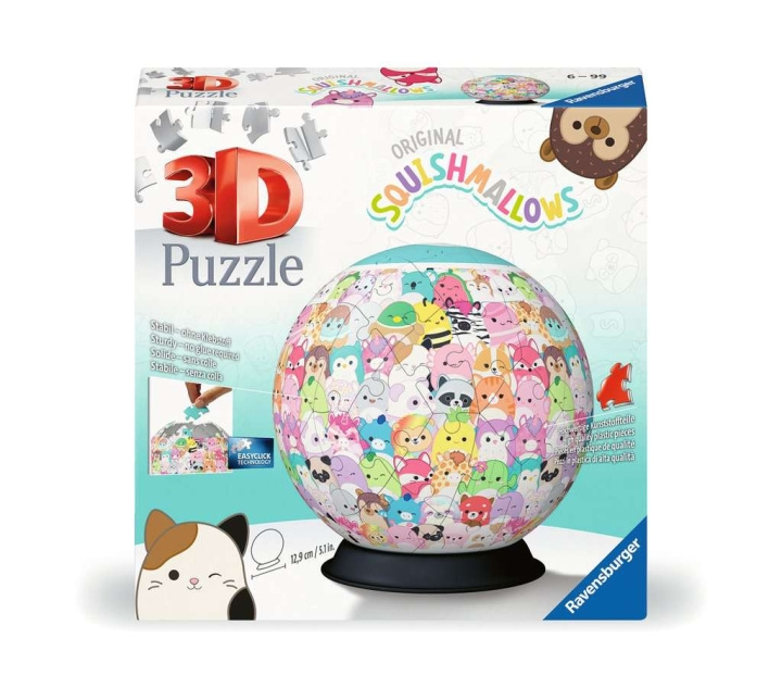 Ravensburger Puzzle Squishmallows 3D Ball 72p in the group TOYS, KIDS & BABY PRODUCTS / Toys / Puzzles at TP E-commerce Nordic AB (C84794)