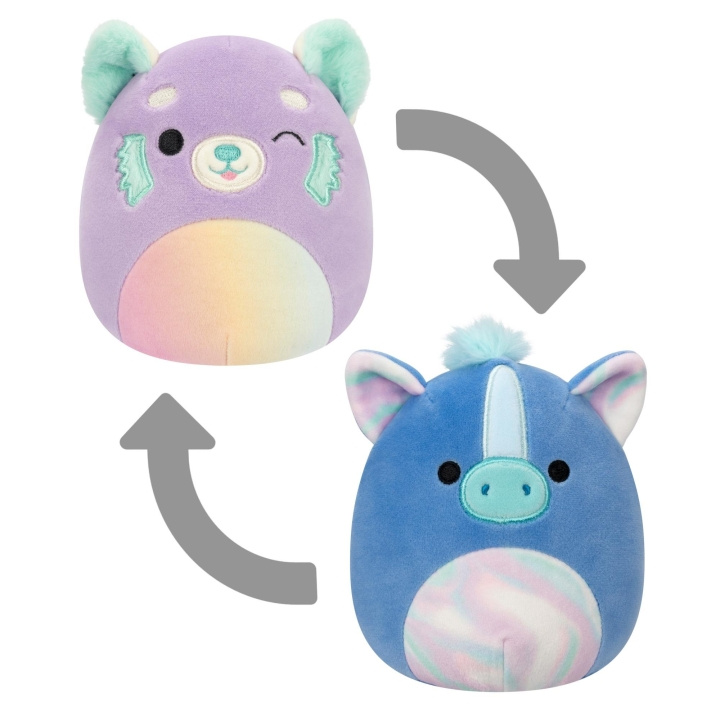 Squishmallows 13 cm P19 Flip A Mallows - Lexis/Romano in the group TOYS, KIDS & BABY PRODUCTS / Baby toys / stuffed animals at TP E-commerce Nordic AB (C84858)