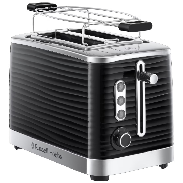 Russell Hobbs Inspire Toaster - Black in the group HOME, HOUSEHOLD & GARDEN / Household appliances / Toasters & Bread grills / Toasters at TP E-commerce Nordic AB (C84866)