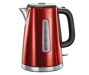 Russell Hobbs Luna Kettle 1.7L - Solar Red in the group HOME, HOUSEHOLD & GARDEN / Household appliances / Water & Juice / Kettles at TP E-commerce Nordic AB (C84893)