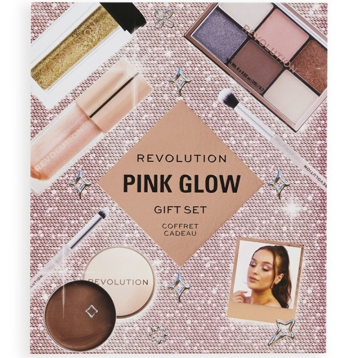 Makeup Revolution Pink Glow Get The Look Gift Set in the group BEAUTY & HEALTH / Gift sets / Gift sets for her at TP E-commerce Nordic AB (C84937)