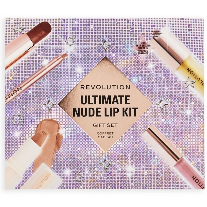 Makeup Revolution Ultimate Nude Lip Kit in the group BEAUTY & HEALTH / Gift sets / Gift sets for her at TP E-commerce Nordic AB (C84938)