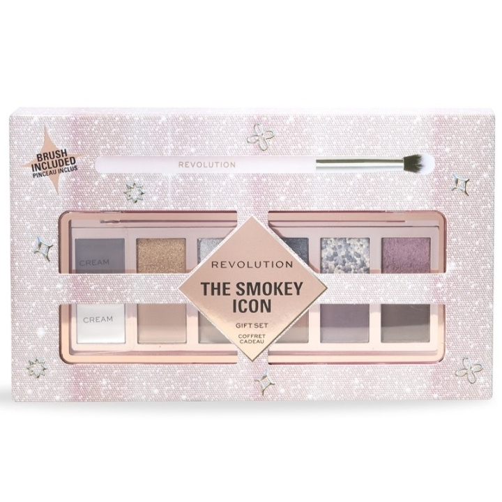 Makeup Revolution The Smokey Icon Palette Gift Set in the group BEAUTY & HEALTH / Gift sets / Gift sets for her at TP E-commerce Nordic AB (C84940)