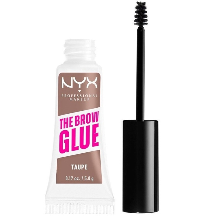 NYX PROF. MAKEUP The Brow Glue Instant Brow Styler 02 Taupe in the group BEAUTY & HEALTH / Makeup / Eyes & Eyebrows / Mascara at TP E-commerce Nordic AB (C84947)