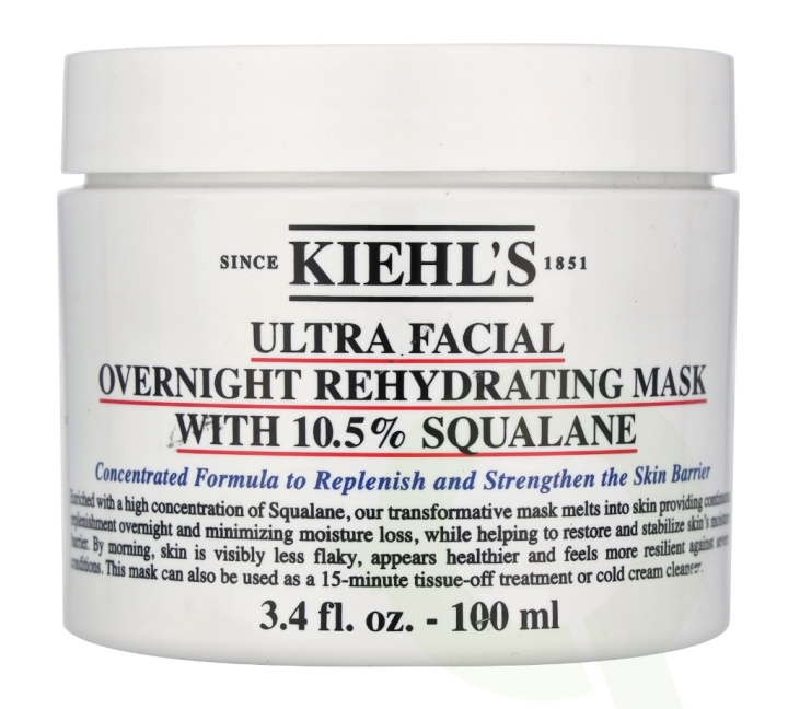 Kiehl\'s Ultra Facial Overnight Face Mask 100 g in the group BEAUTY & HEALTH / Skin care / Face / Masks at TP E-commerce Nordic AB (C85010)