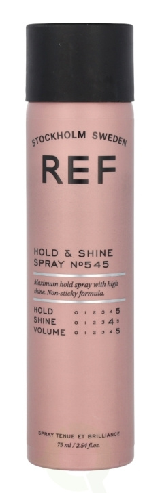 Ref Hold & Shine Hairspray 75 ml For All Hair Types in the group BEAUTY & HEALTH / Hair & Styling / Hair styling / Hair spray at TP E-commerce Nordic AB (C85135)