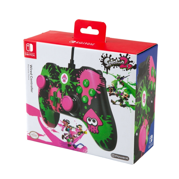 PowerA Wirec Controller - Splatoon in the group HOME ELECTRONICS / Game consoles & Accessories / Nintendo Switch at TP E-commerce Nordic AB (C85192)