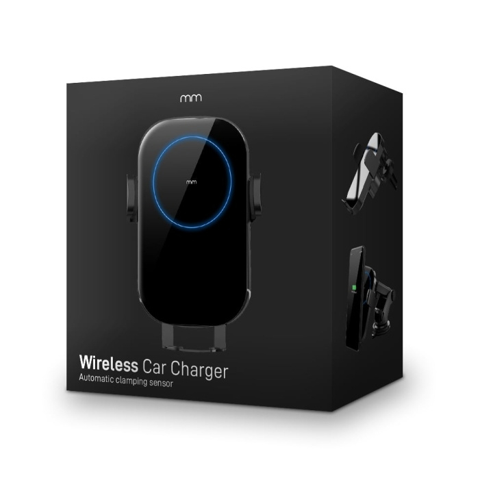 MikaMax Wireless Phone Charger for Car (04974) in the group SMARTPHONE & TABLETS / Chargers & Cables / Wireless Qi chargers at TP E-commerce Nordic AB (C85233)