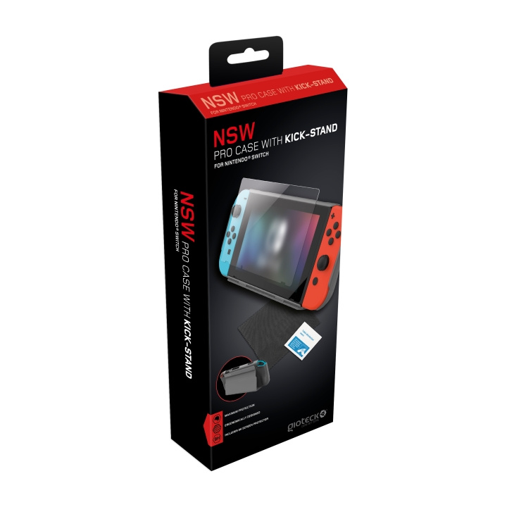 Gioteck Nintendo Switch PRO Case with Kick-Stand in the group HOME ELECTRONICS / Game consoles & Accessories / Nintendo Switch at TP E-commerce Nordic AB (C85245)